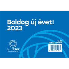 BLUERING Asztali naptár TA-23 2023. Bluering® naptár, kalendárium