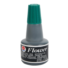 BLUERING Bélyegzőfesték 30ml, Bluering® Flower zöld bélyegző