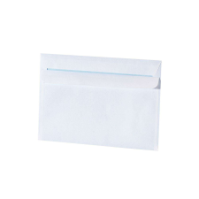 BLUERING Boríték LC/6 öntapadó bélésnyomott 114x162mm Bluering® fehér boríték
