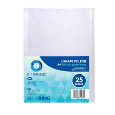 BLUERING Genotherm 'L' A4, 180 micron víztiszta Bluering® 25 db/csomag, lefűző