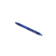 BLUERING Golyóstoll nyomógombos gumírozott kék test, Bluering® F20, írásszín kék toll