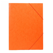 BLUERING Gumis mappa A4, festett prespán karton Bluering® narancs irattartó