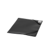 BLUERING Gumis mappa A4, műanyag Bluering® fekete