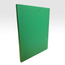 BLUERING Gumis mappa A4, műanyag gerincvastagított 15mm, Bluering® zöld mappa