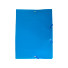 BLUERING Gumis mappa A4, műanyag kék (JJ40941A4-1) (JJ40941A4-1) mappa