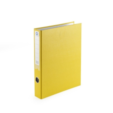 BLUERING Gyűrűskönyv A4, 5cm, 4 gyűrűs sárga gyűrűskönyv