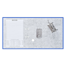 BLUERING Iratrendező A4, 5cm,lapraszerelt, Bluering® Smart kék irattartó