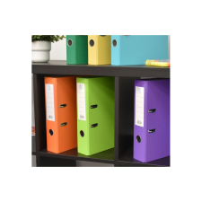 BLUERING Iratrendező A4, 7,5cm, két oldalt PP borítás, Bluering® Premium fekete mappa