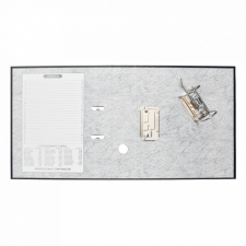 BLUERING Iratrendező A4, 7,5cm,lapraszerelt, Bluering® Smart fekete gyűrűskönyv