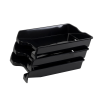 BLUERING Irattálca műanyag 355, 355x255x60mm, Bluering® fekete