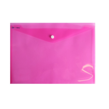 BLUERING Irattartó tasak A4, PP patentos Bluering® transzparens piros irattartó