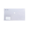 BLUERING Irattartó tasak DL `csekk` patentos PP Bluering® transzparens