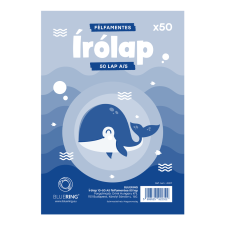 BLUERING Írólap A5, 10-50 félfamentes 50lap Bluering® írólap