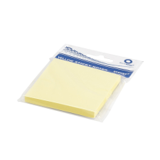 BLUERING Jegyzettömb öntapadó, 75x75mm, 80lap, Bluering® , sárga jegyzettömb