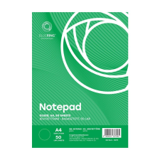 BLUERING Jegyzettömb ragasztott, A4, 50lap, Bluering® sima jegyzettömb