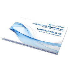 BLUERING meleglamináló fólia, A3, 80 mikron, 100 db lamináló fólia