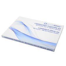 BLUERING meleglamináló fólia, A4, 80 mikron, 100 db lamináló fólia