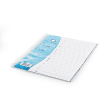BLUERING Regiszter műanyag 1-20 Bluering® szürke regiszter és tartozékai