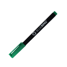 BLUERING Rostirón, tűfilc alkoholos 0,5mm, OHP F zöld (5999093895486) filctoll, marker