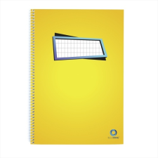 BLUERING Spirálfüzet A4, 70lap franciakockás Bluering® füzet