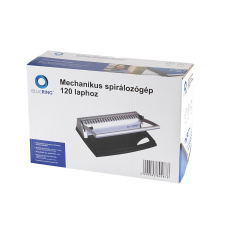 BLUERING Spirálozógép, műanyag spirálkötéshez, 120lap lyukasztás 8lap Bluering® COMBINDER 120 spirálozó gép