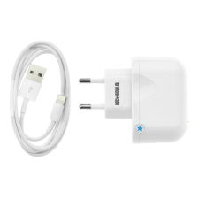 BlueStar Hálózati töltő Apple iPhone 5/6/6s készülékekhez - Fehér (BS183729) mobiltelefon kellék