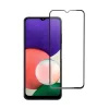 BlueStar Samsung Galaxy A22 5G előlapi üvegfólia, edzett, hajlított, tokbarát, SM-A226, 5D Full Glue, BlueStar