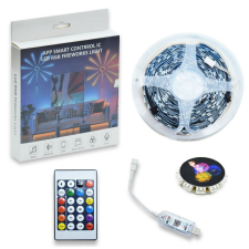 Bluetooth tűzijáték RGB LED szalag telefonos vezérléssel világítási kellék