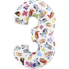 Bluey Friends 3-as szám fólia lufi 66 cm party kellék
