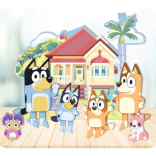  Bluey Joke asztali dekoráció szett 7 db-os ajándéktárgy