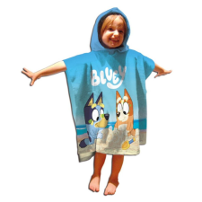 Bluey Sandcastle strand törölköző poncsó 55x110 cm (Fast Dry) babatörülköző, kifogó