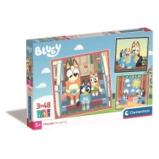  Bluey Together 3x48 db-os puzzle Clementoni puzzle, kirakós