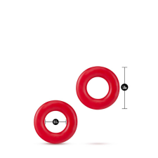 Blush STAY HARD DONUT RINGS RED péniszgyűrű