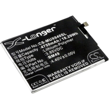 BM49.. Telefon akkumulátor 4750 mAh mobiltelefon akkumulátor