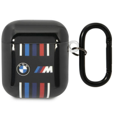 BMW BMA222SWTK AirPods 1/2 tok fekete többszínű vonalakkal fülhallgató, fejhallgató tok