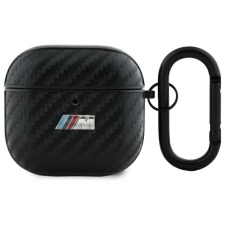 BMW BMA4CMPUCA PU Carbon M Collection tok AirPods 4 - fekete fülhallgató, fejhallgató tok