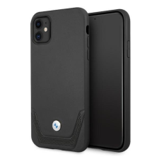 BMW BMHCN61RSWK iPhone 11 6.1 &quot;fekete kemény bőr perforáció tok tok és táska