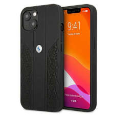 BMW BMHCP13SRSPPK Apple iPhone 13 mini fekete hardcase Leather Curve Perforate telefontok tok és táska