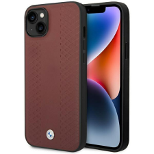 BMW BMHCP14S22RFGR iPhone 14 6.1&quot; bordó gyémántmintás bőr tok tok és táska