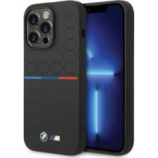 BMW BMHCP15X22SMPK iPhone 15 Pro Max 6.7" Fekete Szilikon Minta Tok (BMHCP15X22SMPK) tok és táska