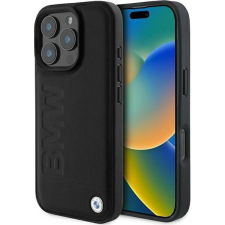 BMW BMHCP16LSLLBK Leather Hot Stamp Tok iPhone 16 Pro - Fekete (BMW745) tok és táska