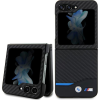 BMW CG MOBILE BMW LEATHER CARBON műanyag telefonvédő (karbon minta) FEKETE Samsung Galaxy Z Flip5 5G (SM-F731) (BMHCZF522NBCK) (BMHCZF522NBCK)