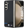 BMW CG MOBILE BMW LEATHER CARBON műanyag telefonvédő (karbon minta) FEKETE Samsung Galaxy Z Fold5 5G (SM-F946) (BMHCZFD522NBCK) (BMHCZFD522NBCK)