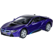  Bmw i8 Kinsmart fém modell, 1:36 méretarány, lila makett
