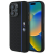 BMW IPhone 16 Pro tok - BMW Hardcase Szilikon Hexagon Blue Line MagSafe (BMHMP16L23SHEB) - Fekete