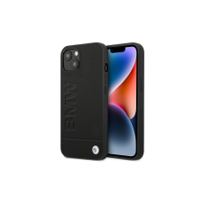 BMW Leather Stamp Apple iPhone 14 Plus Tok - Fekete tok és táska