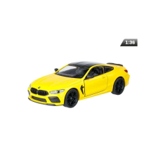 BMW Makett autó, 1:38, BMW M8 Competition Coupé, sárga makett