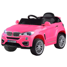 BMW X6-os autó távirányítóval, MP3 lejátszóval -rózsaszín elektromos járgány