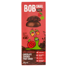  Bob-Snail Gyümölcs snack tejcsokoládéban alma-eper 30g csokoládé és édesség