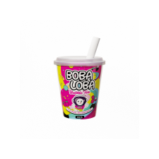 Boba Loba Eper-licsi üdítő bobával 350ml üdítő, ásványviz, gyümölcslé